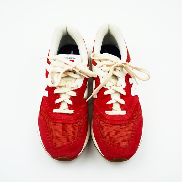 New NEW BALANCE Mens Size 8 997H Sneakers Team Red - Picture 5 of 8